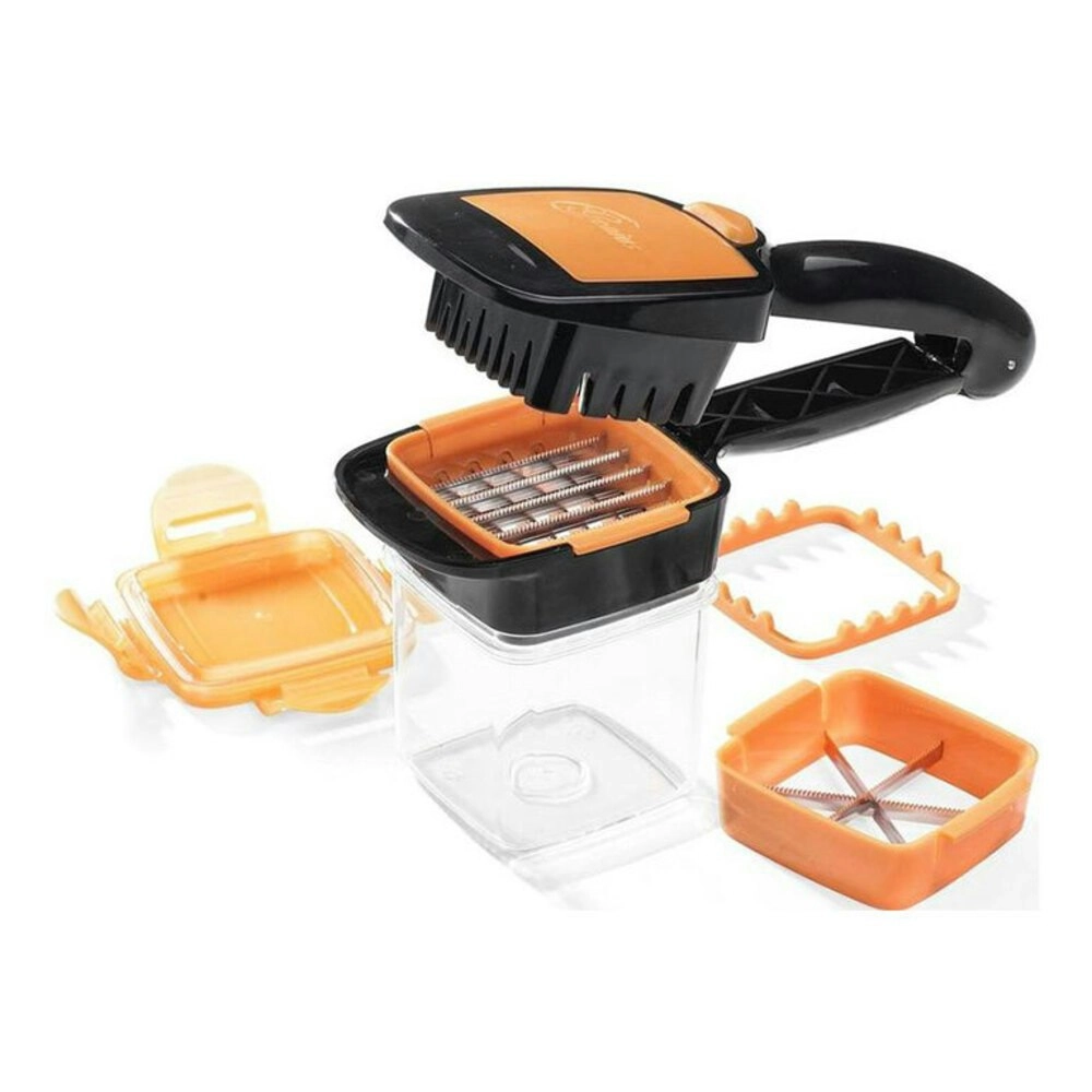 7pc Nicer Dicer Vegetable/Fruits Cutter/Chopper/Slicer Thin/Thick/Wedges Orange