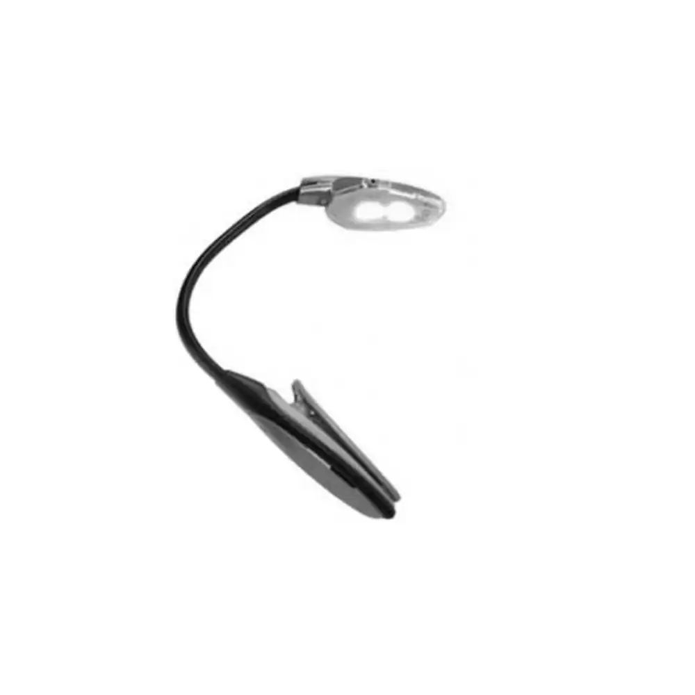 Sansai Portable Travel Flexible Neck LED Clamp Clip-on Reading book Light Lamp