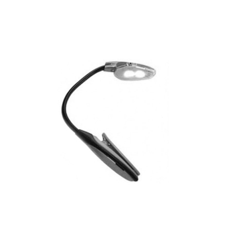 Sansai Portable Travel Flexible Neck LED Clamp Clip-on Reading book Light Lamp