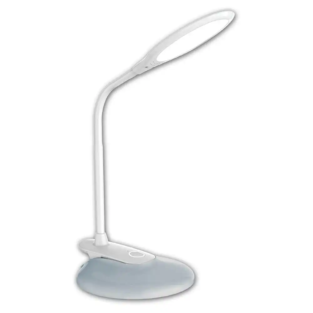 Sansai Dual Base Home/Office/School Rotatable 6W LED Desk Lamp/Light w/ Clip-on