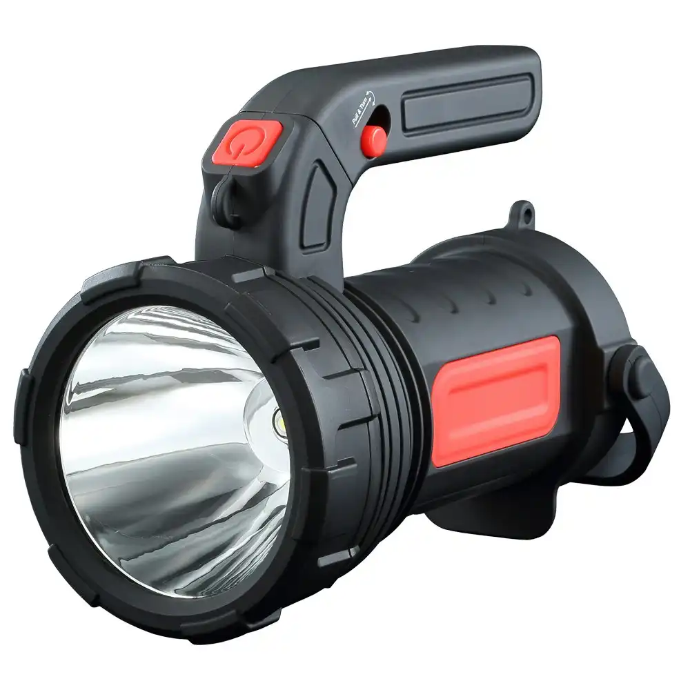 Camelion 2-in-1 Light Lantern/COB LED Spotlight 3W Flashlight w/ Batteries Black