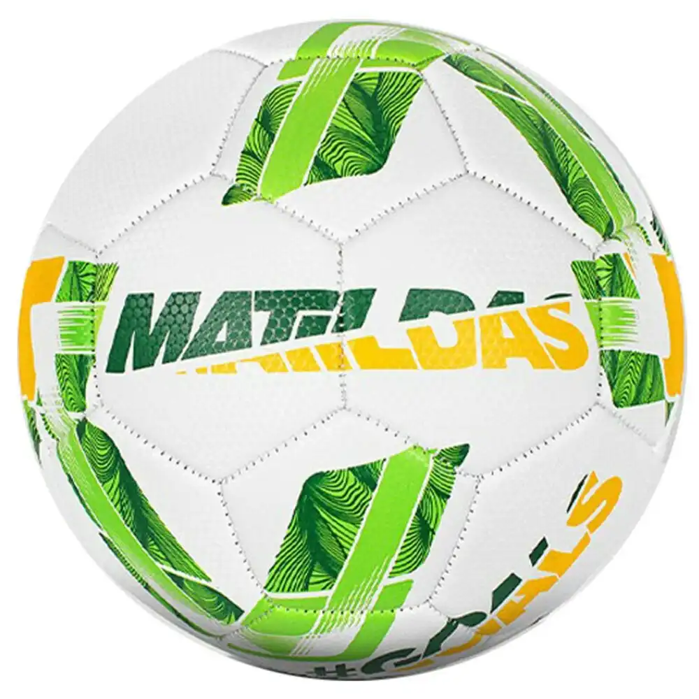 Summit Australia Matilda Size 5 Soccer Ball Sports Football Training White