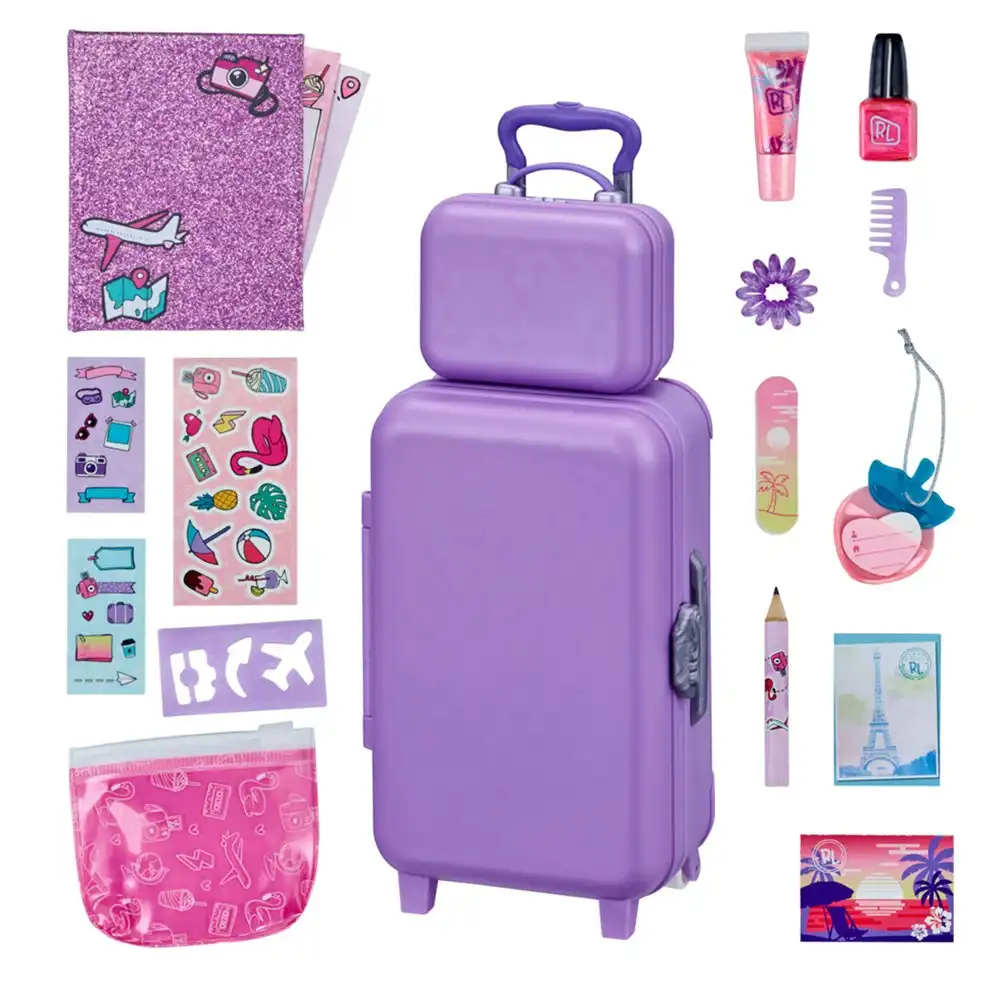 Real Littles Roller Suitcase Carry Case Bag & Journal Kids/Children Toy Set 6y+