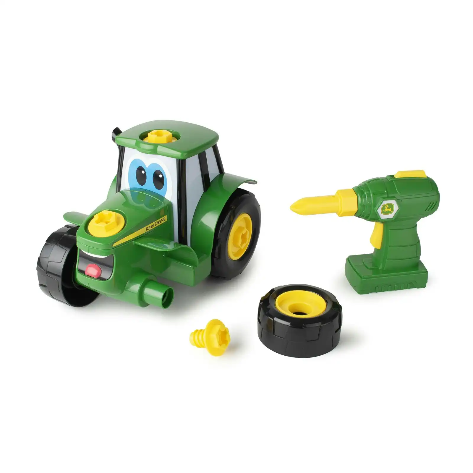John Deere Build A Johnny Tractor Die Cast Vehicle/Car/Toy/Kids Interactive/Fun