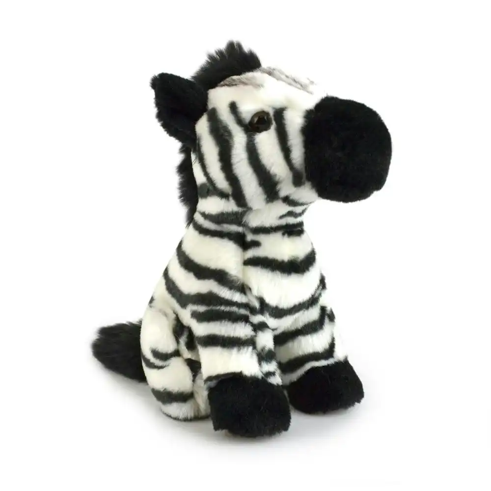 Lil Friends 18cm Zebra Kids/Children/Toddler Soft Plush Animal Toy Black 3y+