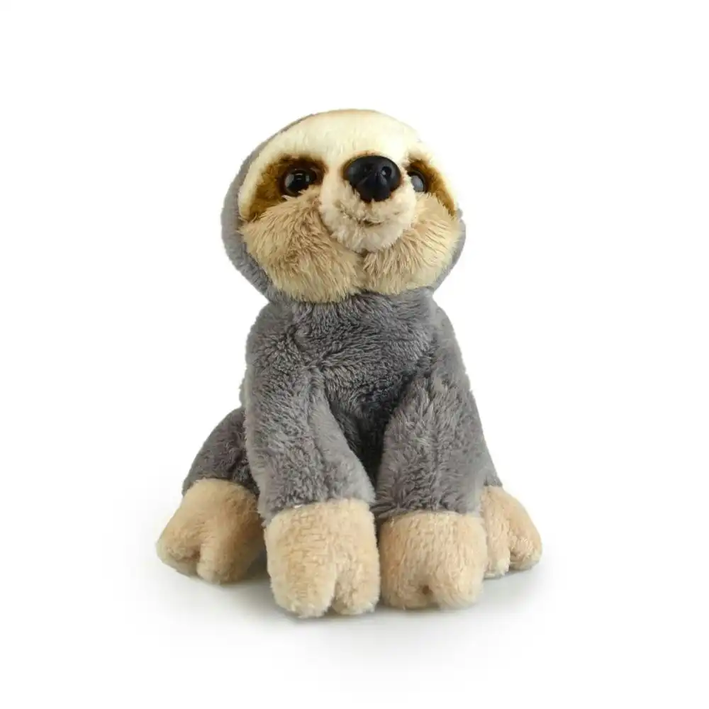 Lil Friends 15cm Sloth Kids/Children/Toddler Soft Plush Animal Toy Grey 3y+