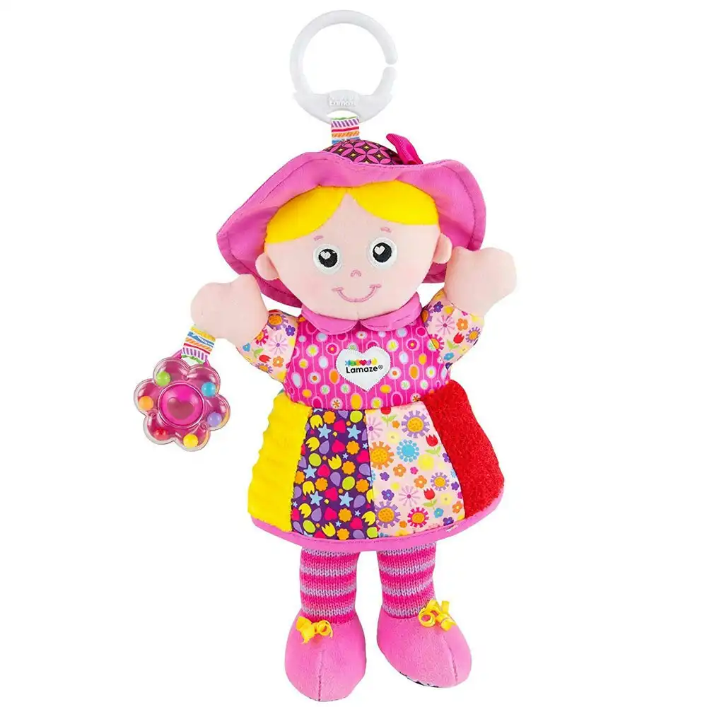 Lamaze Play and Grow Doll My Friend Emily Baby Educational Toy for Stroller/Bag