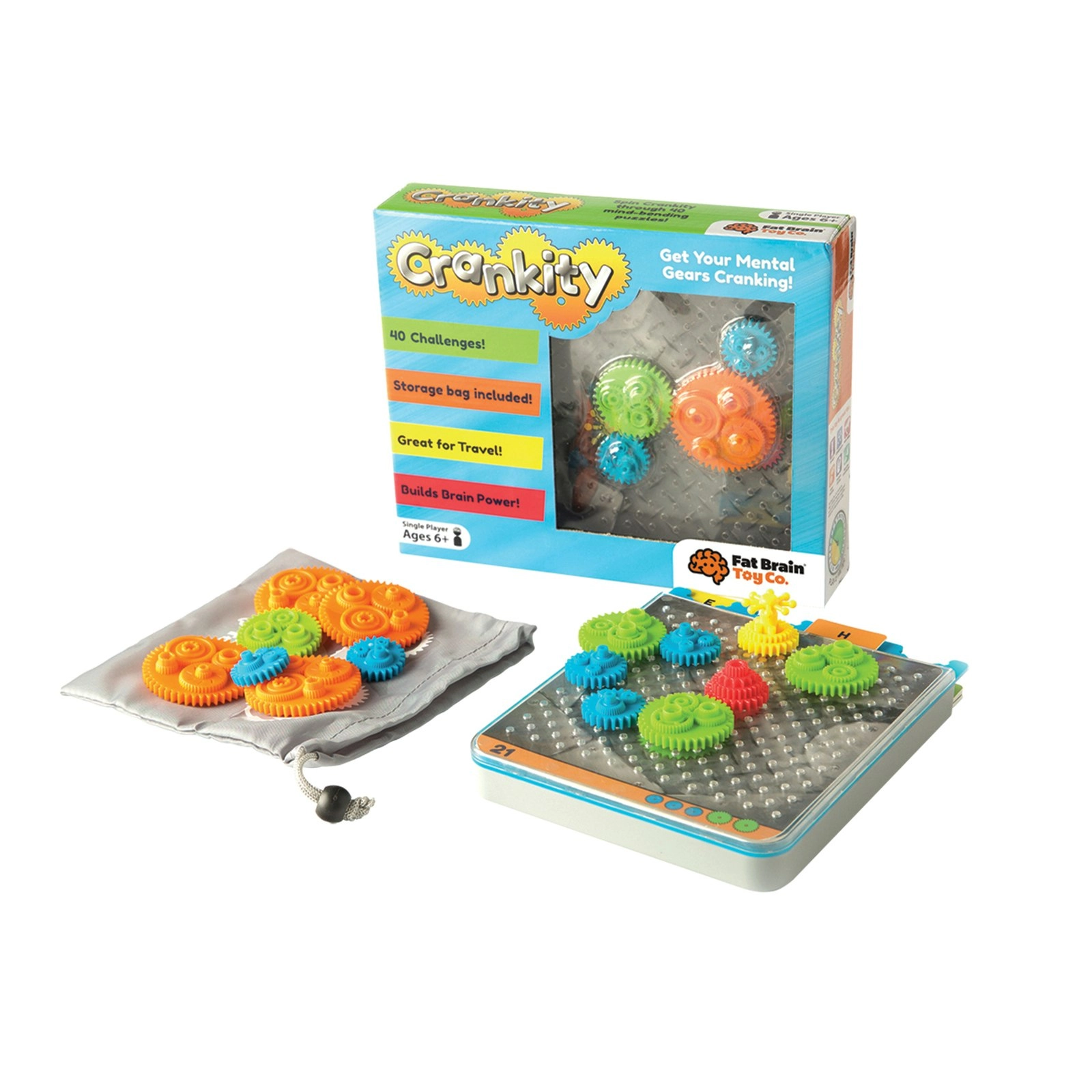 Fat Brain Toy Co. Crankity Brainteaser Kids/Children Puzzle Educational Toy 6y+