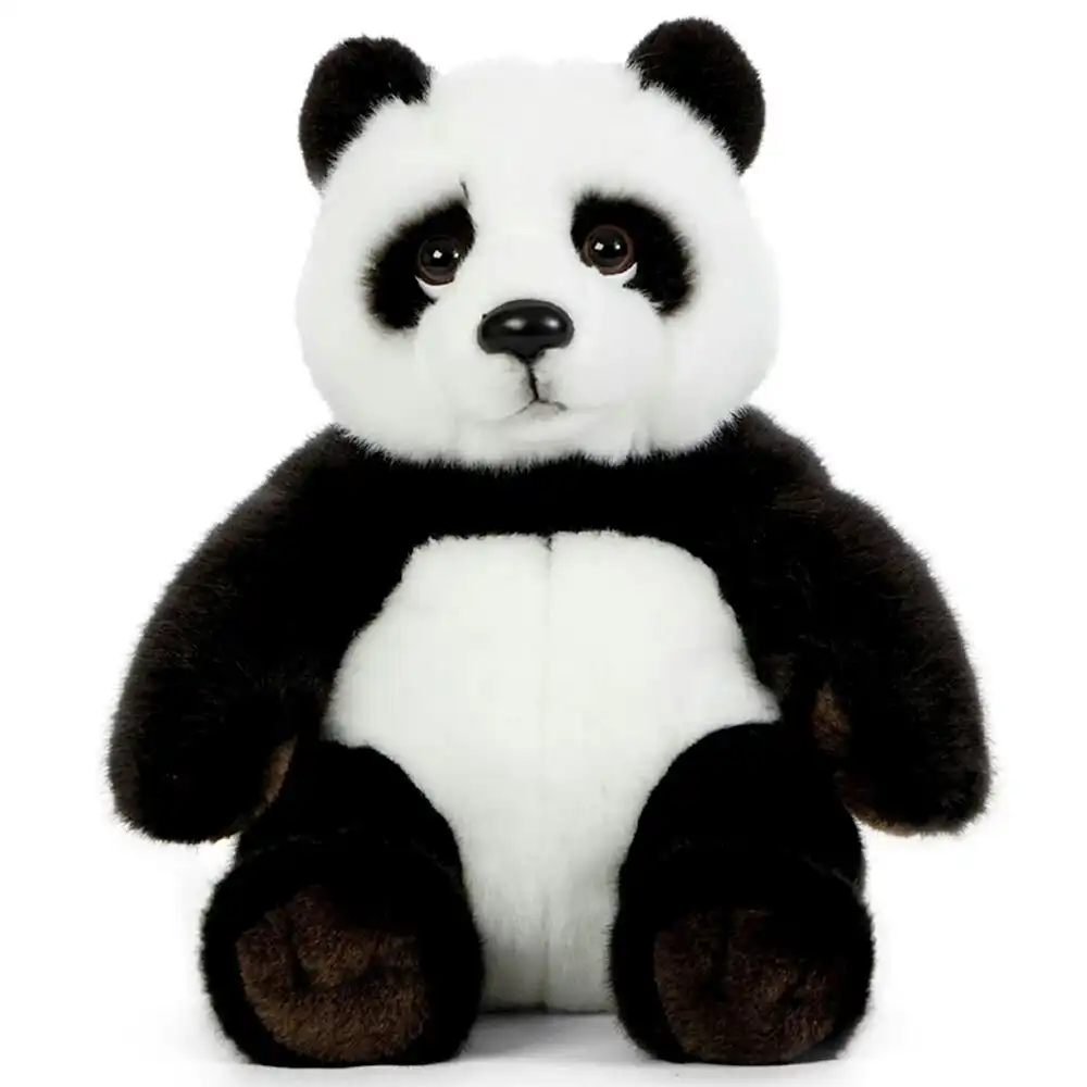 Living Nature Panda Sitting 23cm Soft Stuffed Animals Plush Toy Baby/Infant 0m+