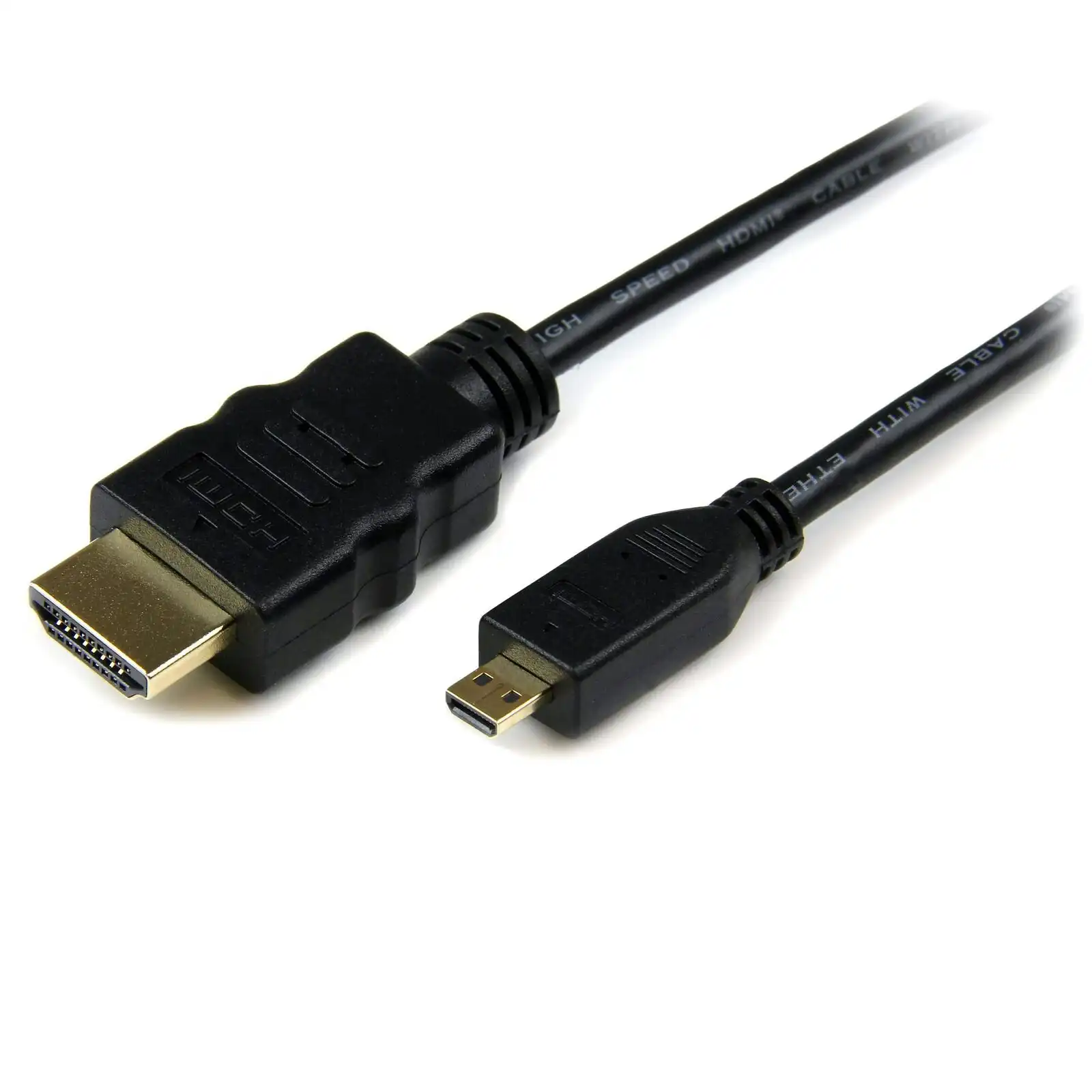 Star Tech 2M Male HDMI to Male Micro HMDI Cable w/ Ethernet for Smartphone to TV