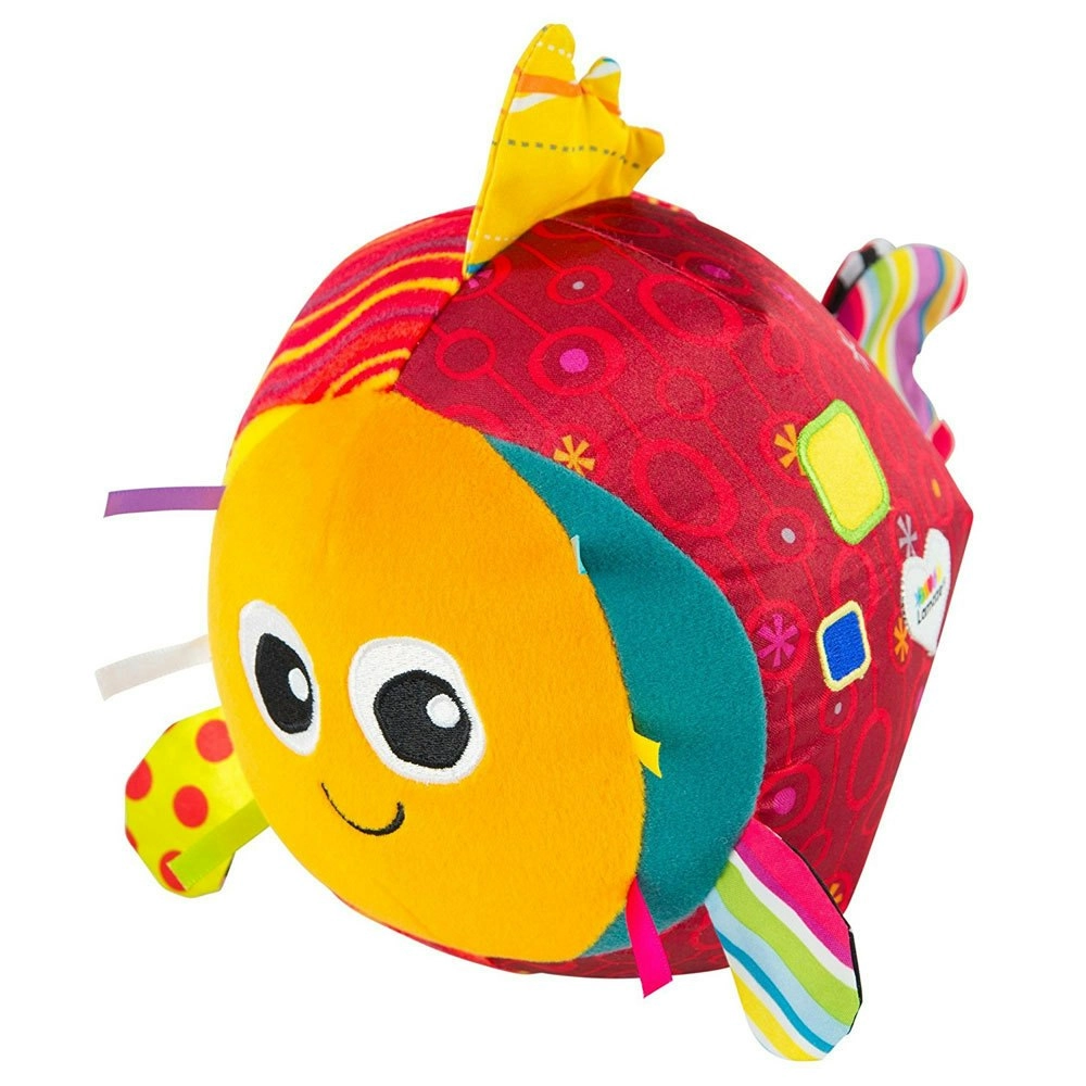 Lamaze Rolling Rosa Fish/Fabric Soft Toy/Plush Baby/Kids/Infant w/ Chimes/Sounds