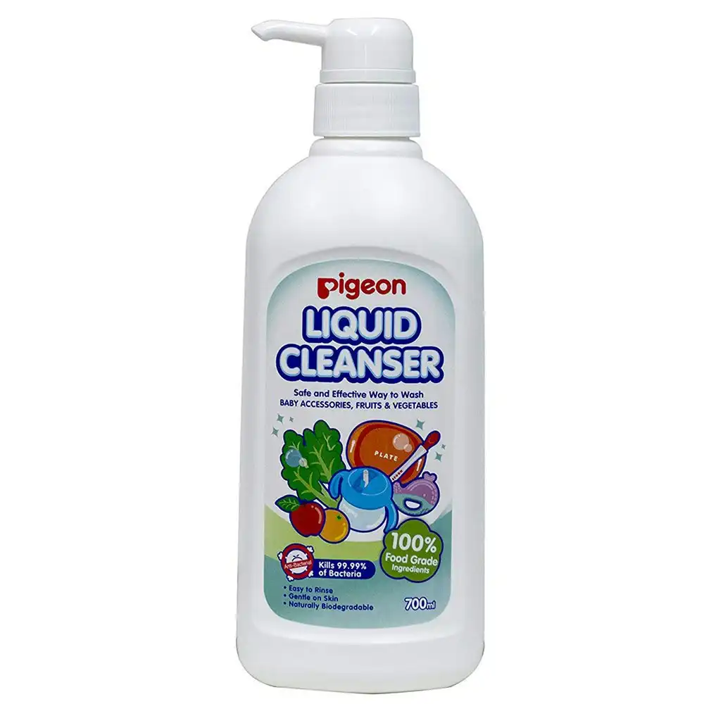PIGEON 700ml Liquid Cleanser/Soap for Baby Teat/Bottles/Toys/Fruit/Vegetables