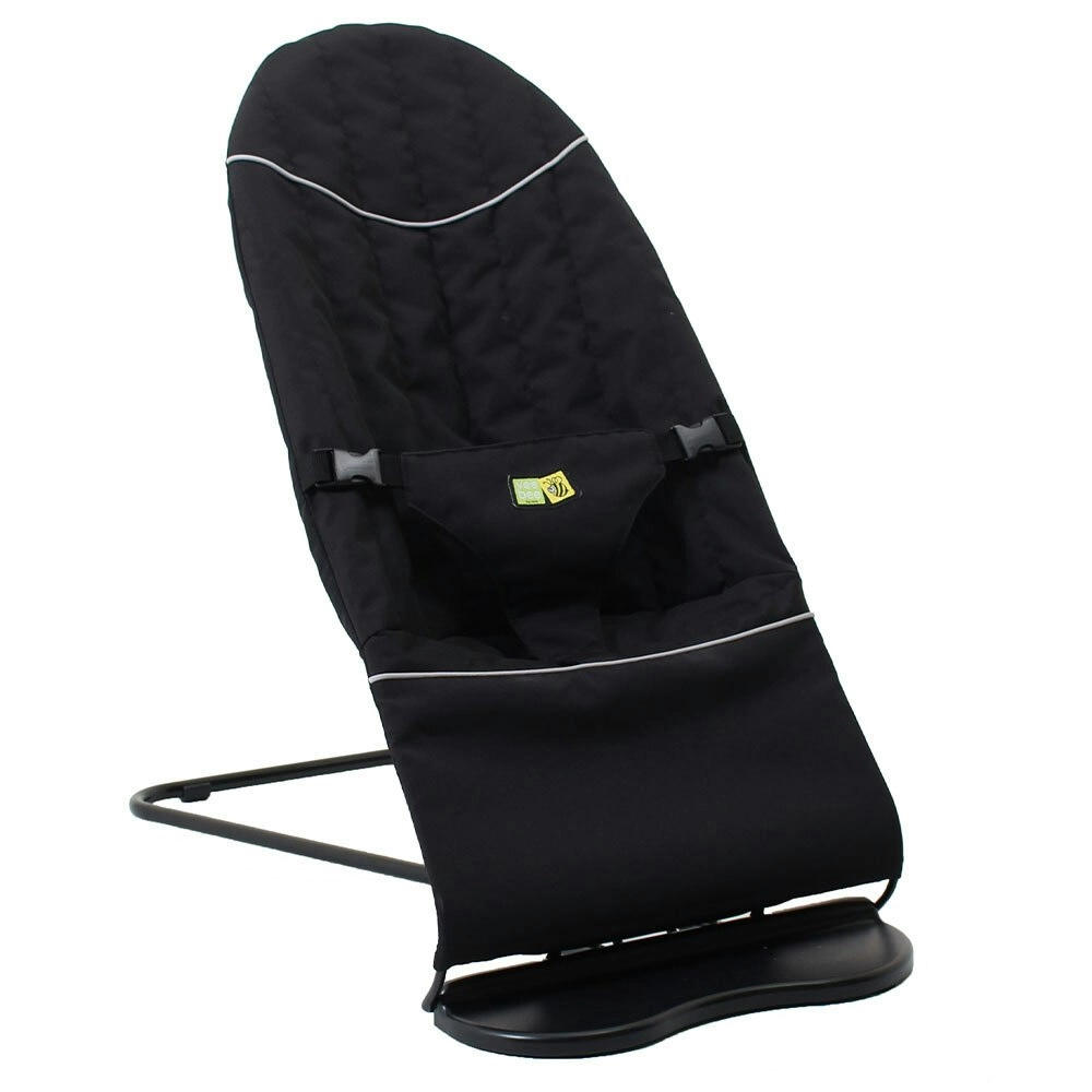 Vee Bee Baby Minder Classic Cushioned Rocker/Bouncer for Infant Seat/Chair Black