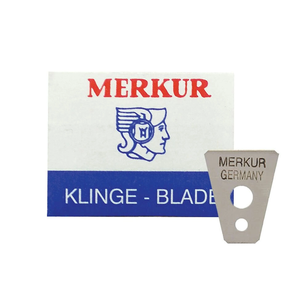 10PK Merkur Men Stainless Steel Corn Cutter Blades for Moustache/Eyebrow Razors