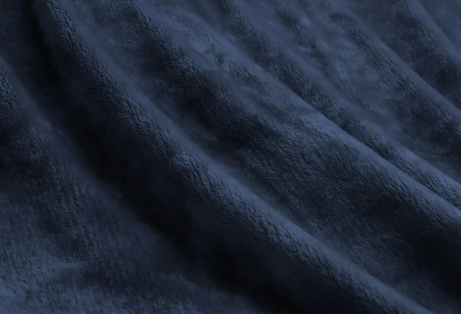 Ardor Boudoir King Single Bed Lucia Luxury Plush Velvet Blanket Bedding Navy