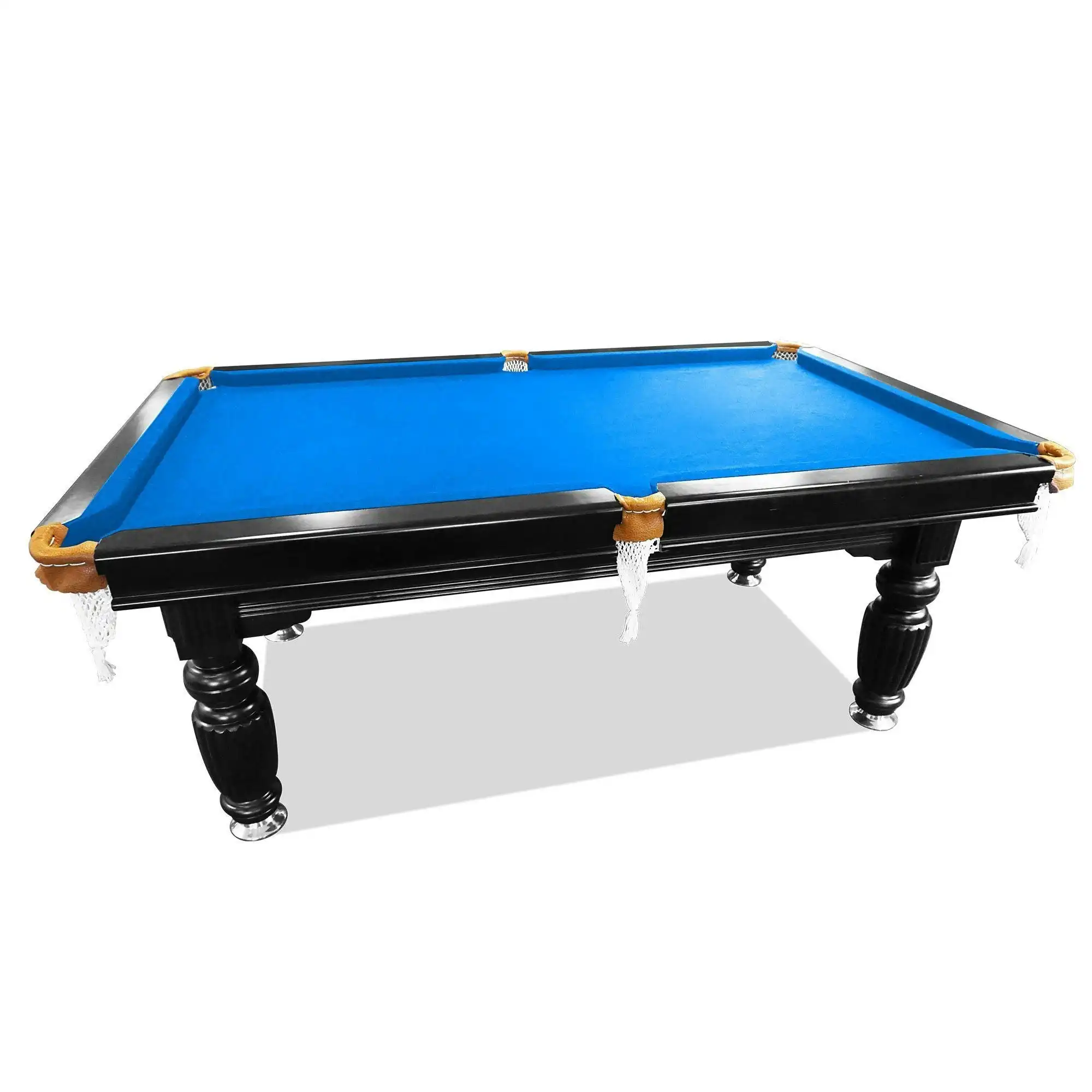 MACE 7FT Luxury Slate Pool Table Solid Timber Billiard Table Professional Snooker Game Table with Accessories Pack,Black Frame