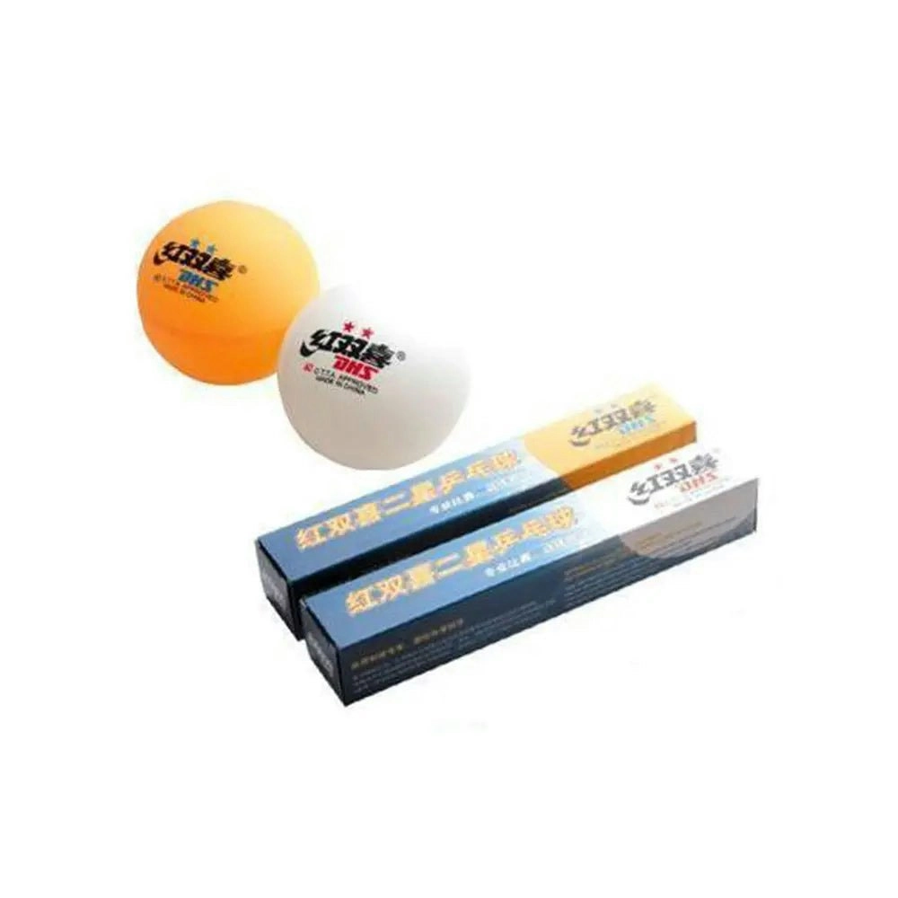 DHS 6x 2 STAR 40MM TABLE TENNIS / PING PONG BALLS