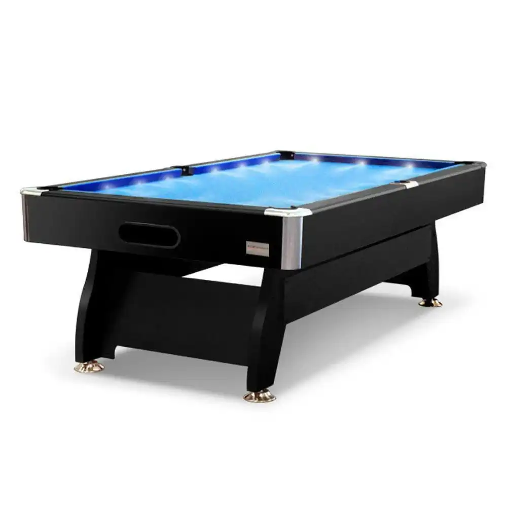 MACE 7FT LED Snooker Billiard Pool Table with Free Accessories