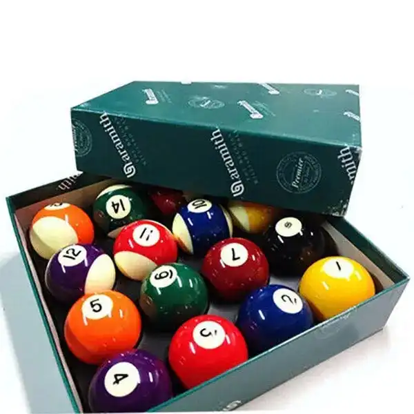 MACE Aramith Premier Kelly Pool Ball Set 2-1/16 Inches High Quality Standards