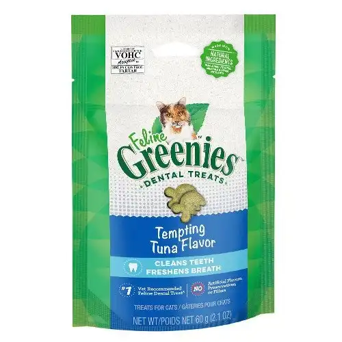 GREENIES Feline Dental Treats Tuna Flavour For Cats 60 Gm 10 Pack