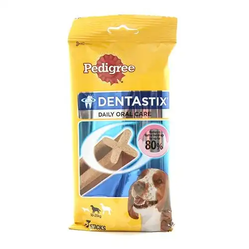 Pedigree Dentastix For Medium Dogs 7 Sticks 180 Gm 2 Packs