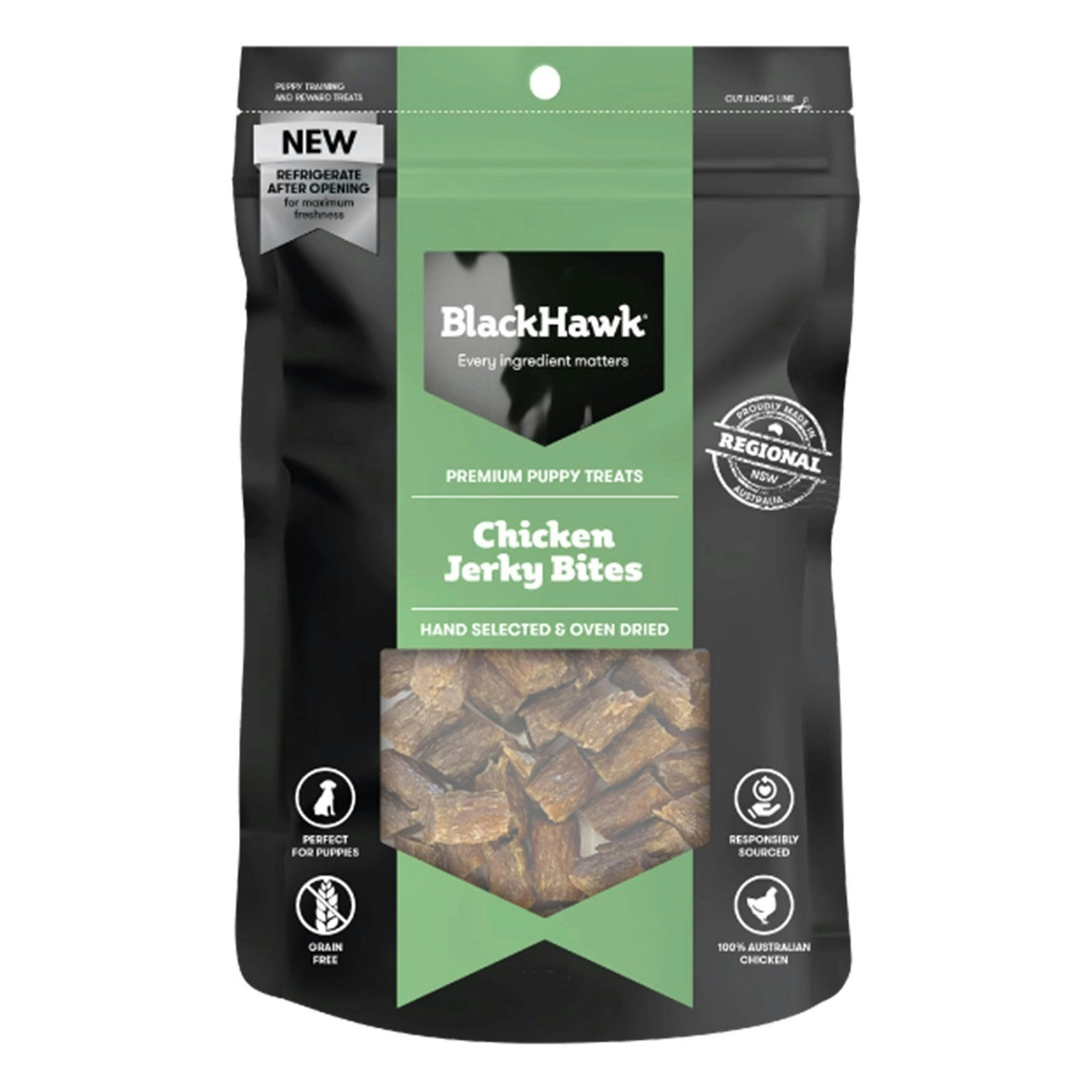 Black Hawk Puppy Chicken Jerky Bites Treats For Dogs 100 Gm