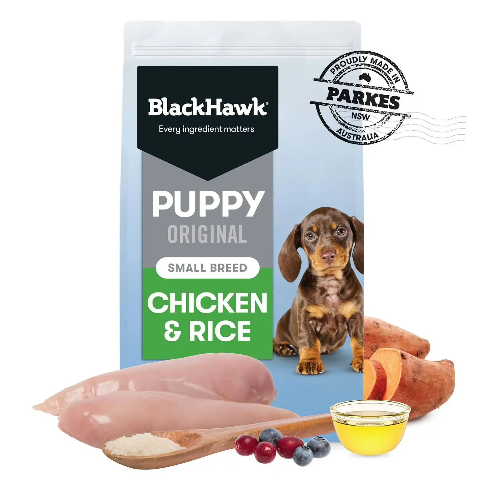 BlackHawk Puppy Small Breed Original Chicken And Rice Dry Dog Food 3 Kg