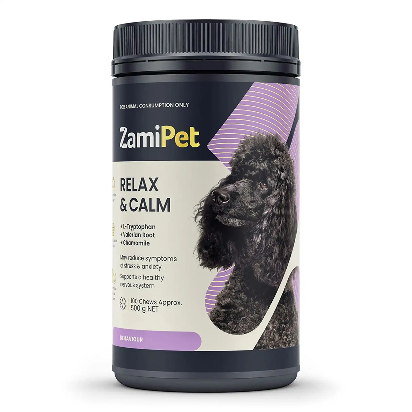 ZamiPet Relax & Calm Chews for Dogs 500 GM 100 Chews