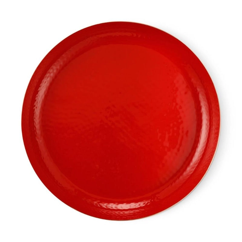 PIP Studio Enamelled Red 50cm Serving Tray