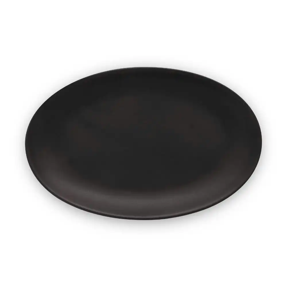 VTWonen Matte Black Oval 25.5cm Serving Plate
