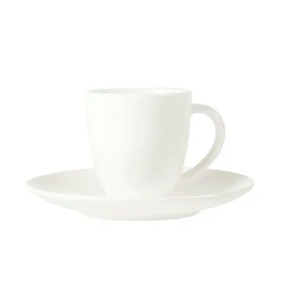 VTWonen White 100ml Coffee Cup and Saucer