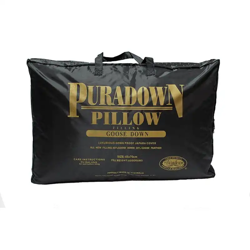 Puradown 80% Goose Down 20% Feather Pillow