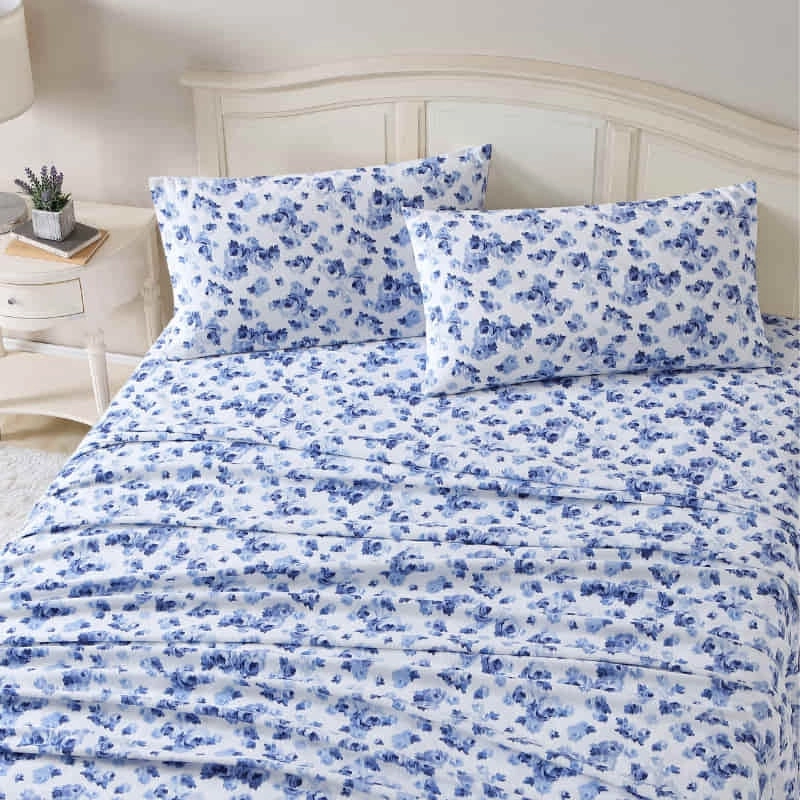 Laura Ashley Emelisa Flannelette Sheet Set