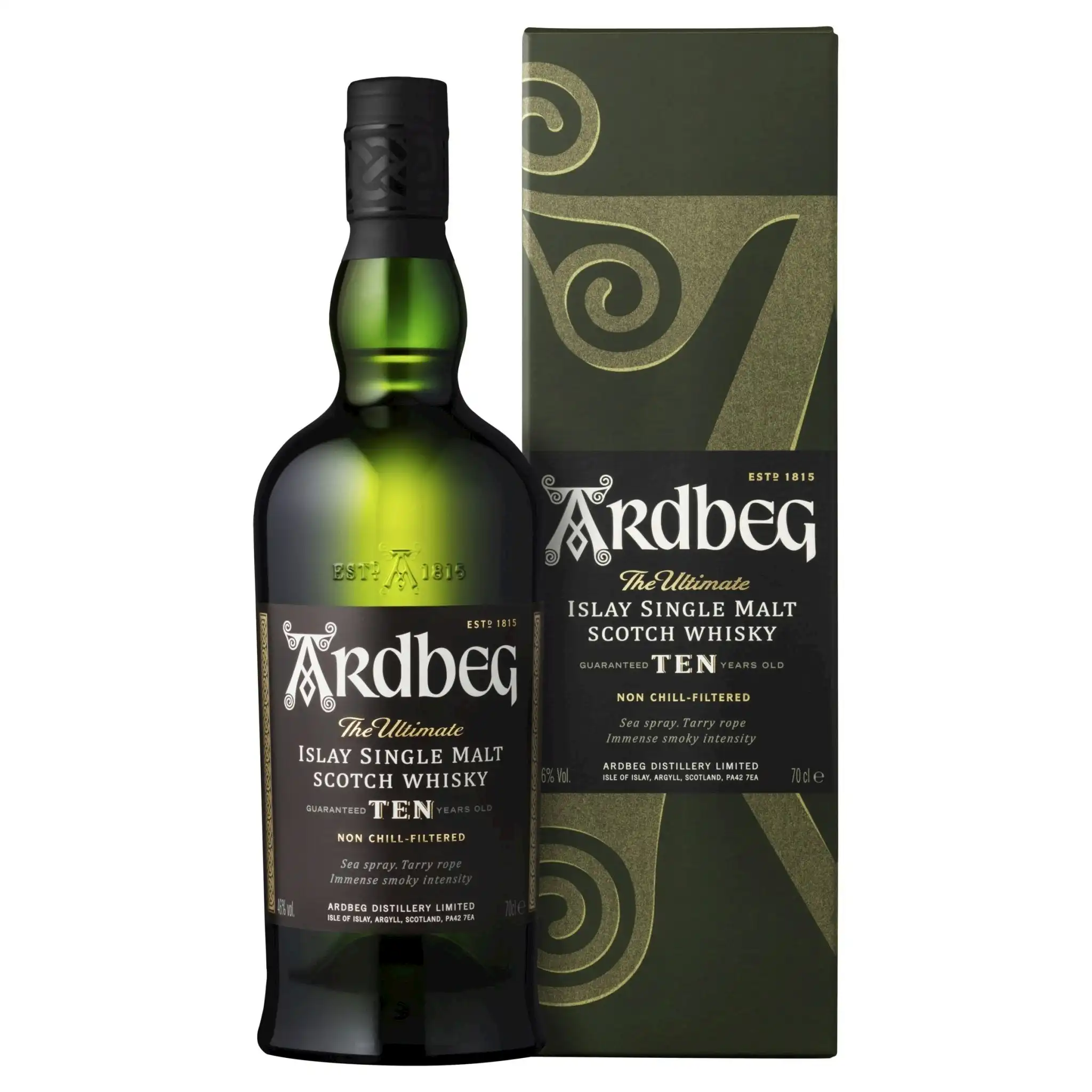 Ardbeg 10 Year Old Single Malt Scotch Whisky (700mL)