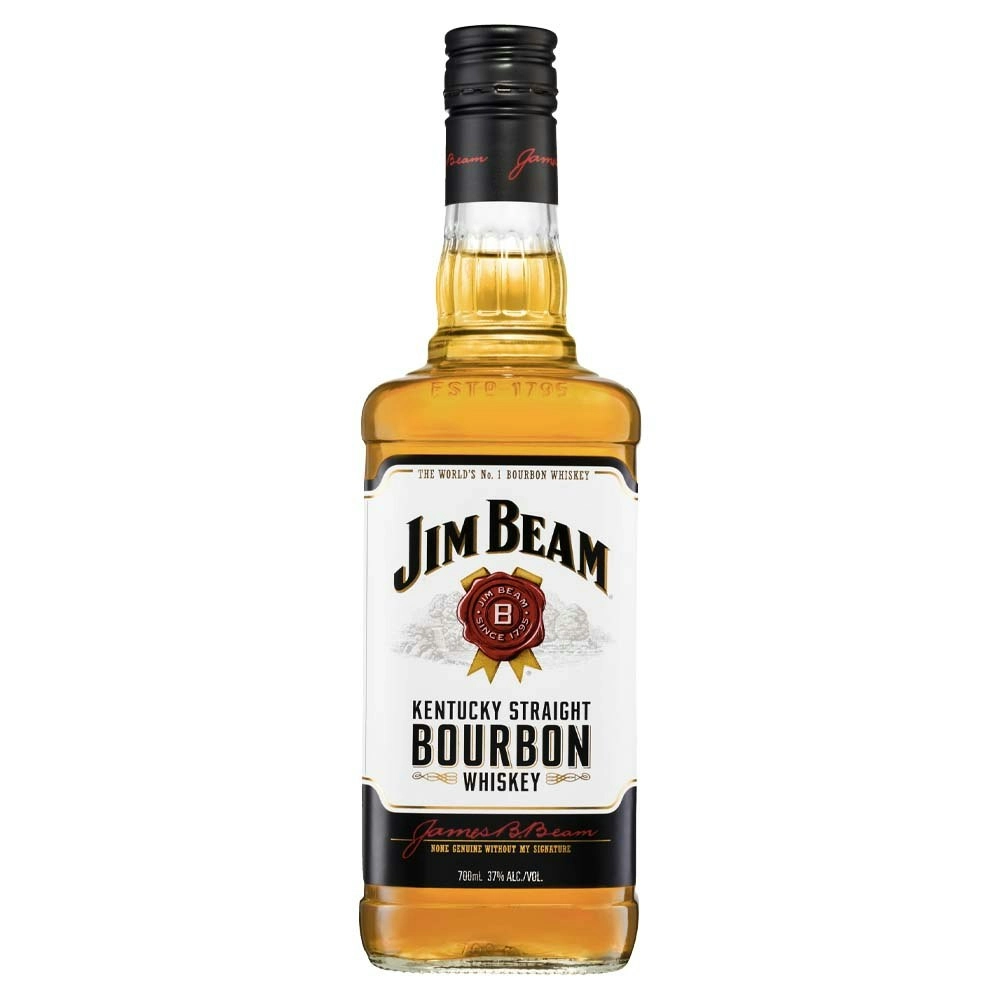 Jim Beam White Label Kentucky Straight Bourbon (700mL)