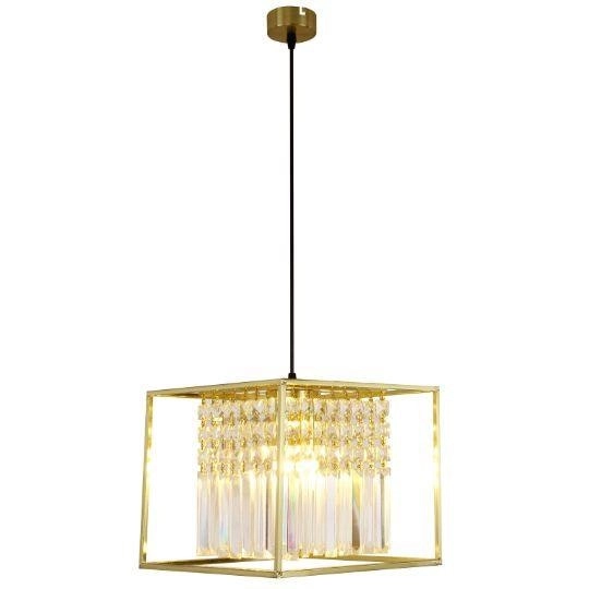 Tael Crystal Pendants -  Satin Gold - 1 Light Small