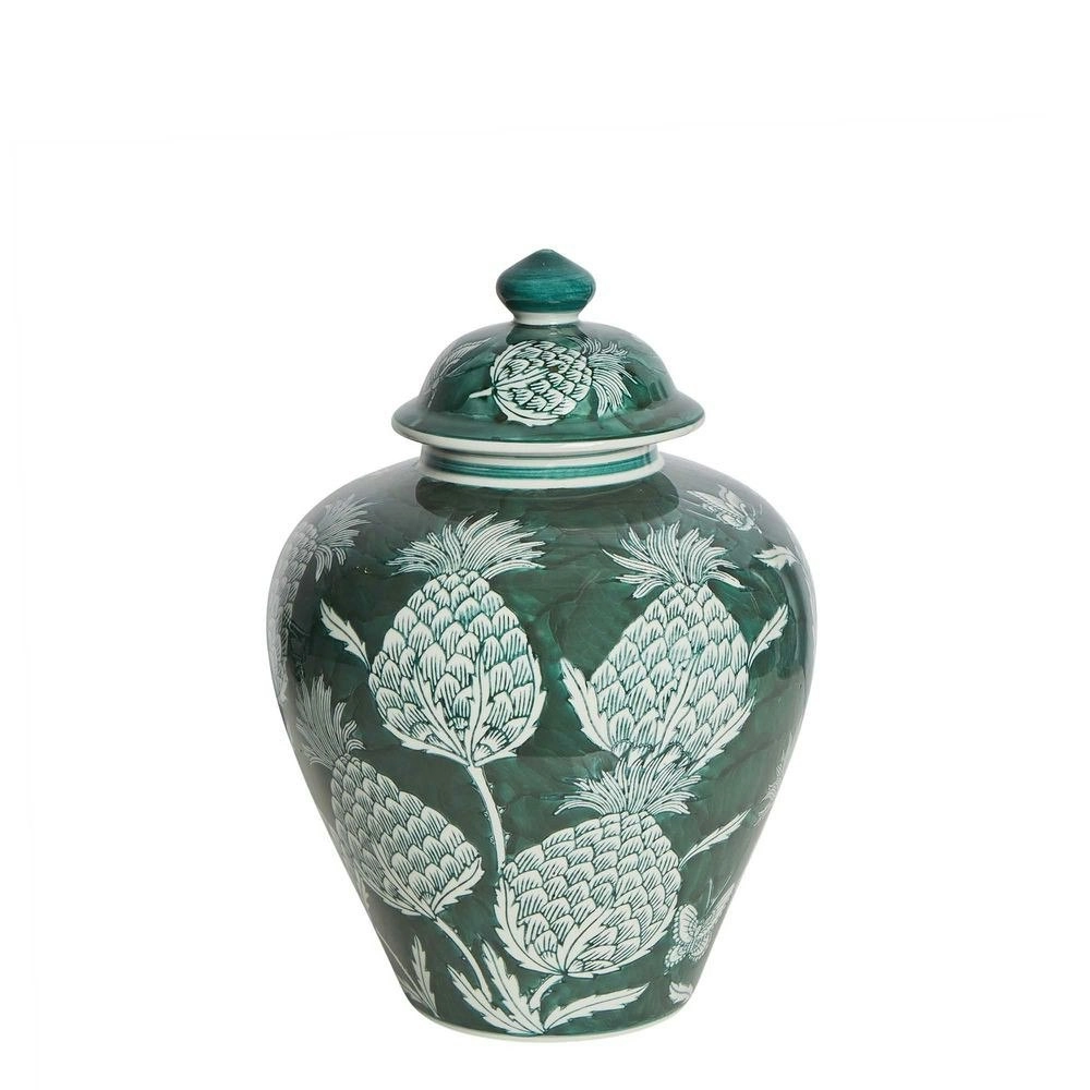 Belle Thistle Porcelain Ginger Jar Small