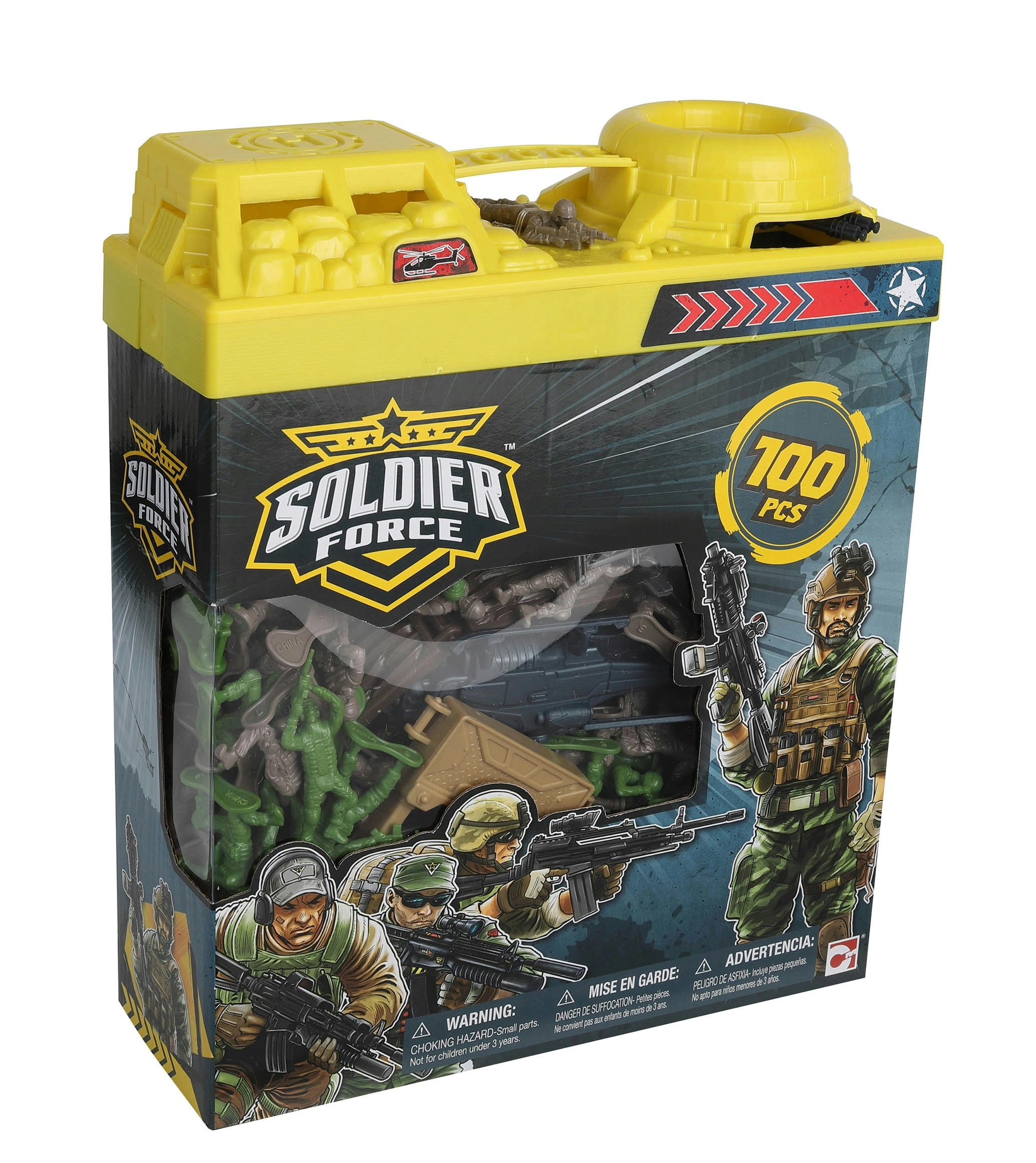 Soldier Force Bucket Playset (100 PIeces)