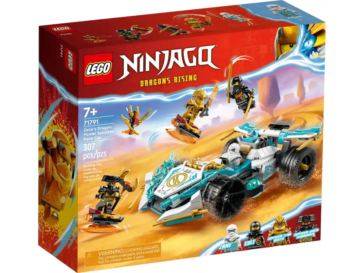 LEGO Ninjago Zane's Dragon Power Spinjitzu Race Car