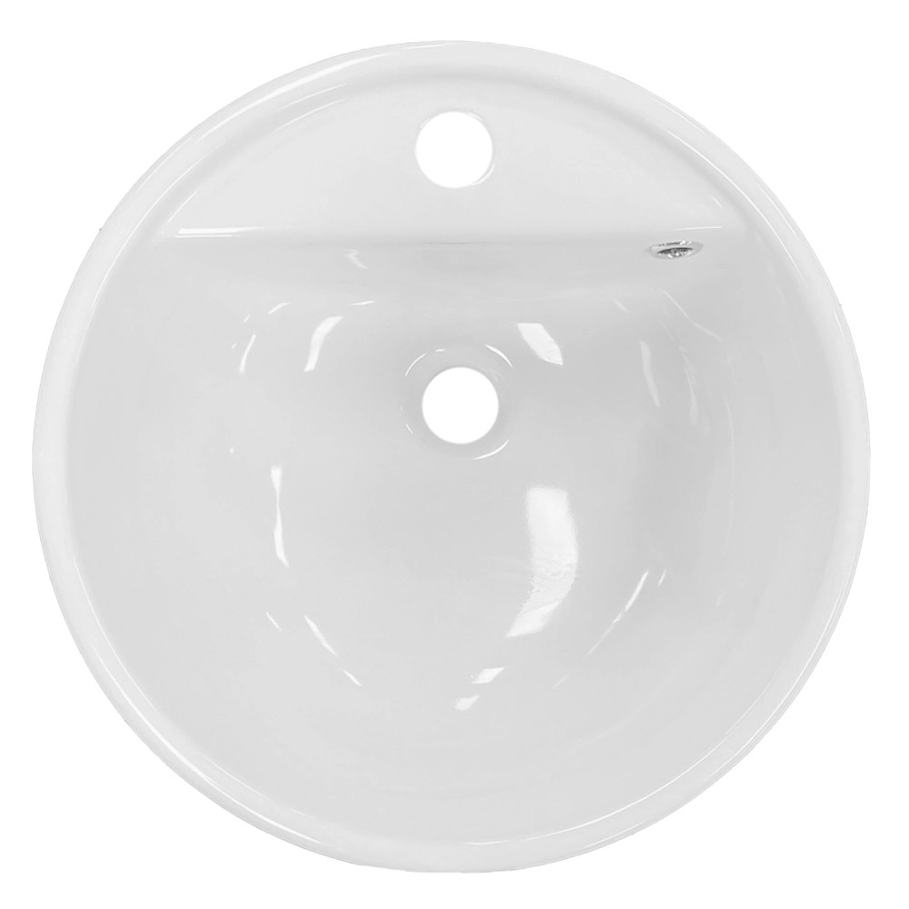 Flaminia Ceramica Twinset 42 Ceramic Semi-Inset Wash-Basin 1TH White 5055/42