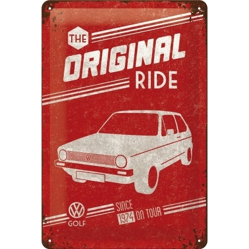 Nostalgic Art 20x30cm Medium Metal Wall Hanging Sign Original Ride Golf Decor