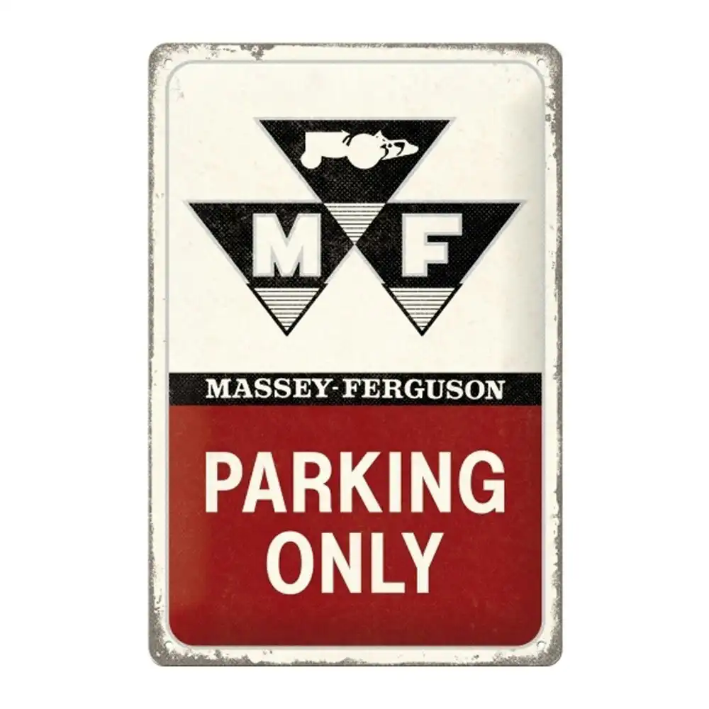 Nostalgic-Art 20x30cm Sign Massey Ferguson Parking Only Medium Home/Office Decor