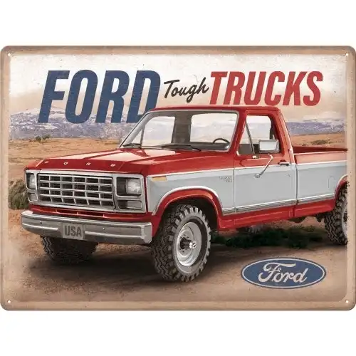 Nostalgic Art Ford Tough Trucks F250 Ranger Special Edition 30x40cm Large Sign