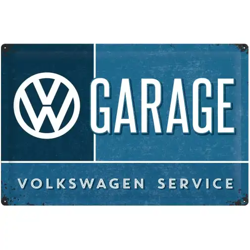 Nostalgic Art VW Garage 40x60cm XL Metal Sign Home/Office Hanging Wall Decor