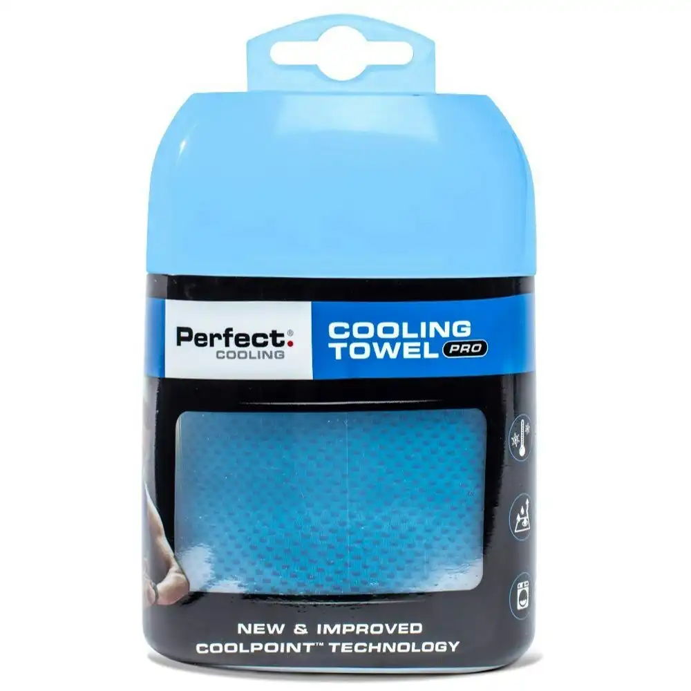 Perfect Fitness Cooling Towel Pro Stay Cool For Hours Gym/Outdoor/Sport Blue