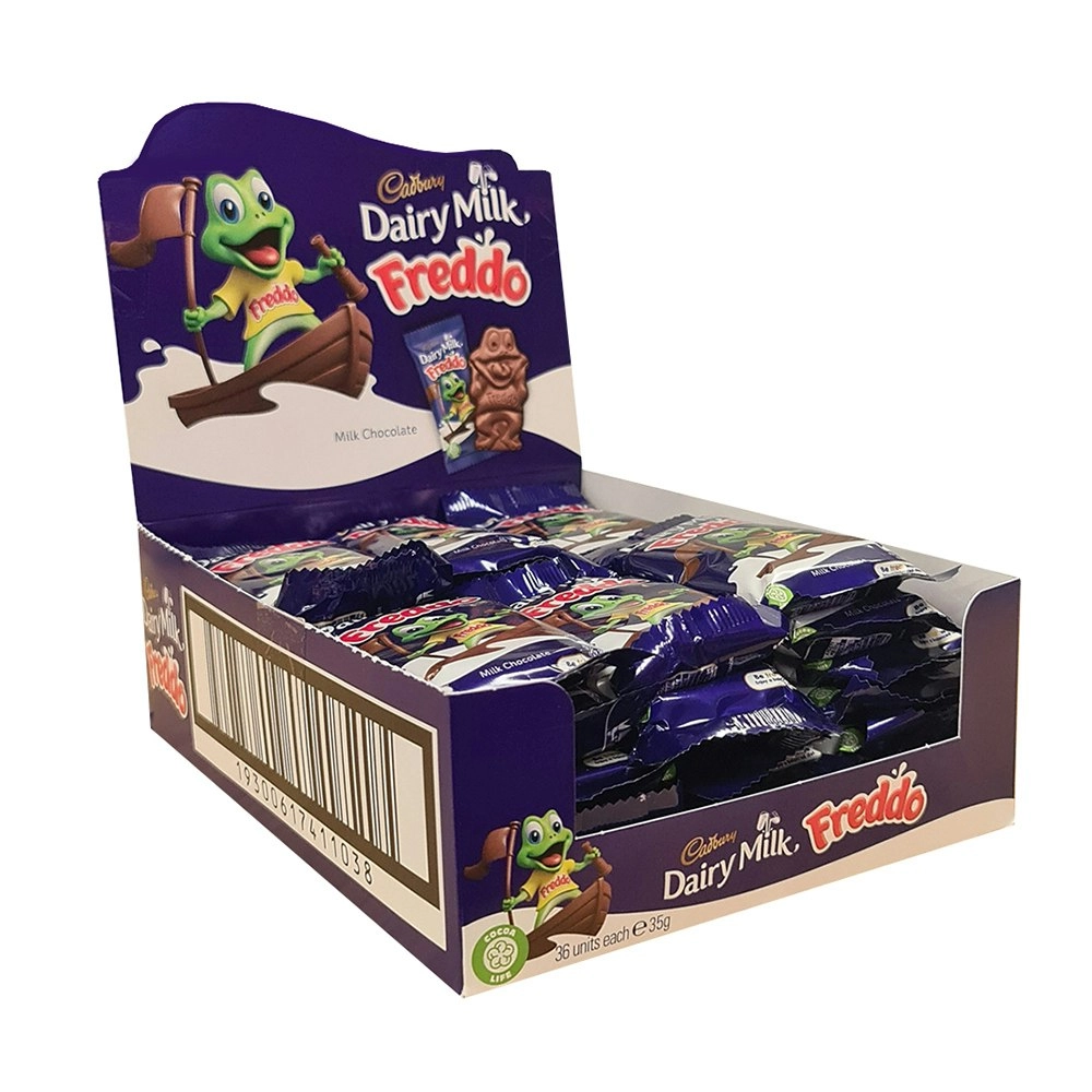 36pc Cadbury Giant Dairy Milk Chocolate Freddo Frog 35g Confectionery Sweets