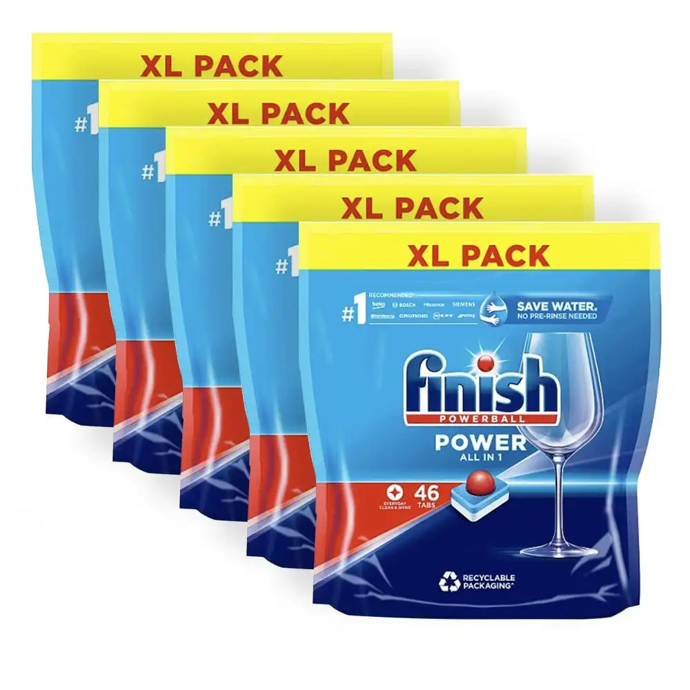 230pc Finish Powerball All-in-1 Dishwashing Cleaning Tablet Pods/Tabs Regular