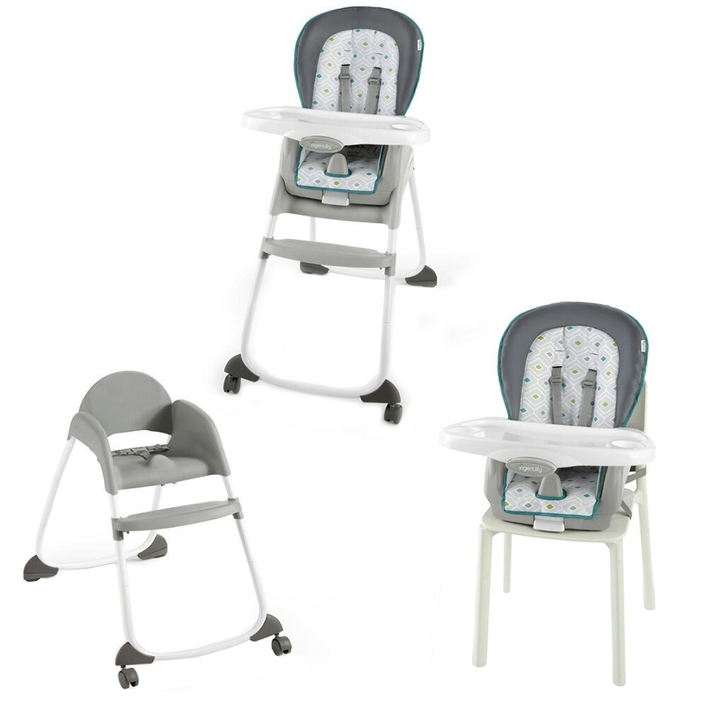 Ingenuity Trio 3-In-1 High Chair/Baby Booster Seat/Toddler Classic Chair Nash