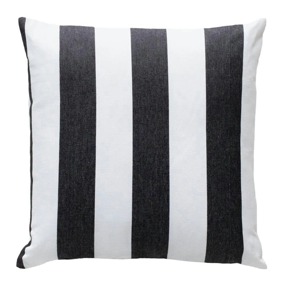 J. Elliot Outdoor/Indoor Square Stripe Chair Seat Cushion Décor Sofa 50x50cm BLK