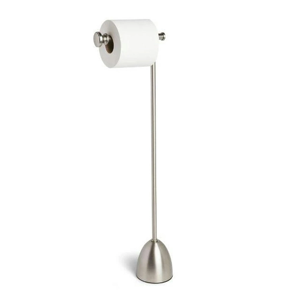 Umbra Eclipse Toilet Paper Stand Home/Kitchen Storage Nickel 18.4x10.2x66cm